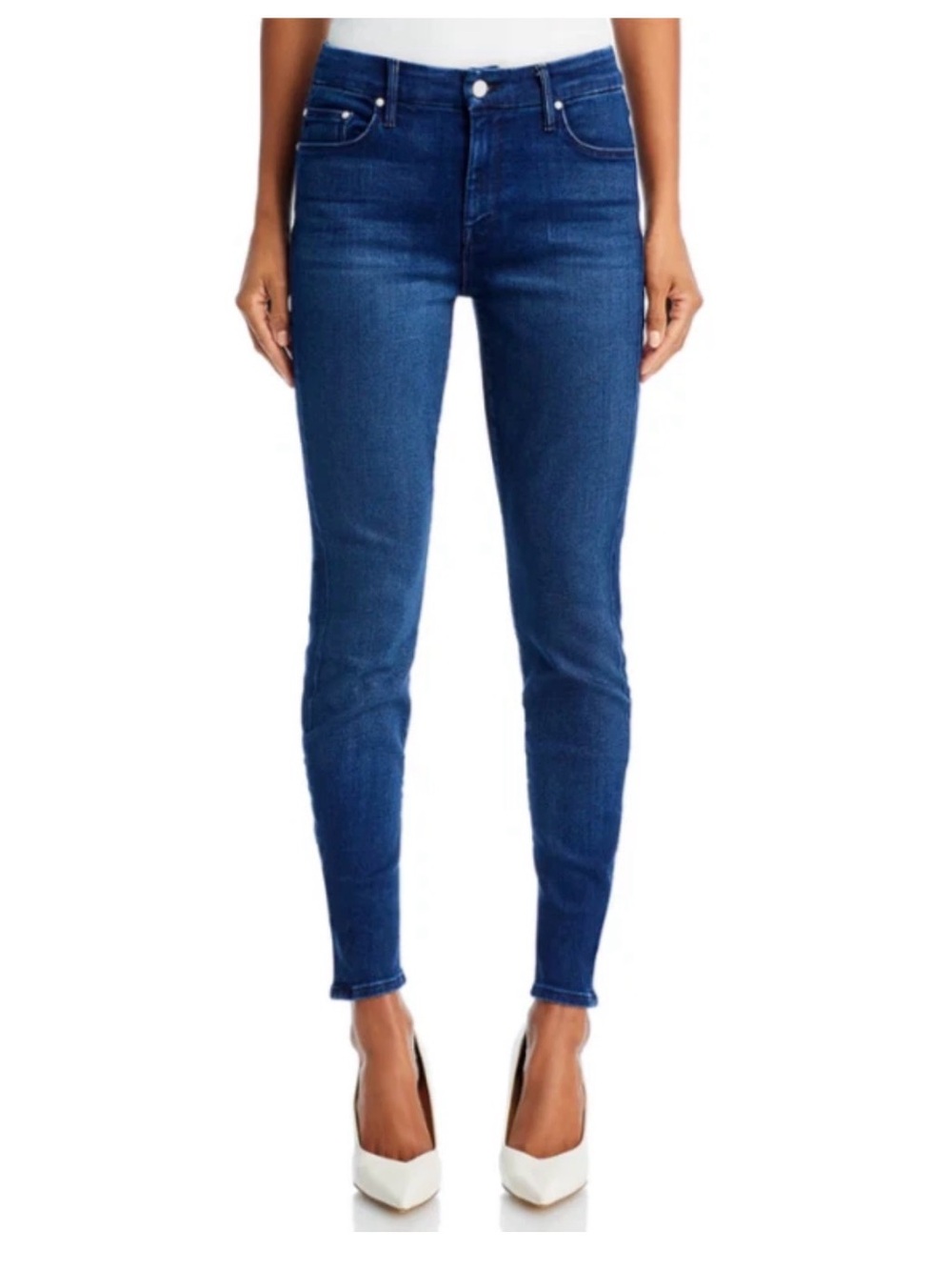 MOTHER The Looker Skimp High Rise Skinny Indigo Jeans size 28